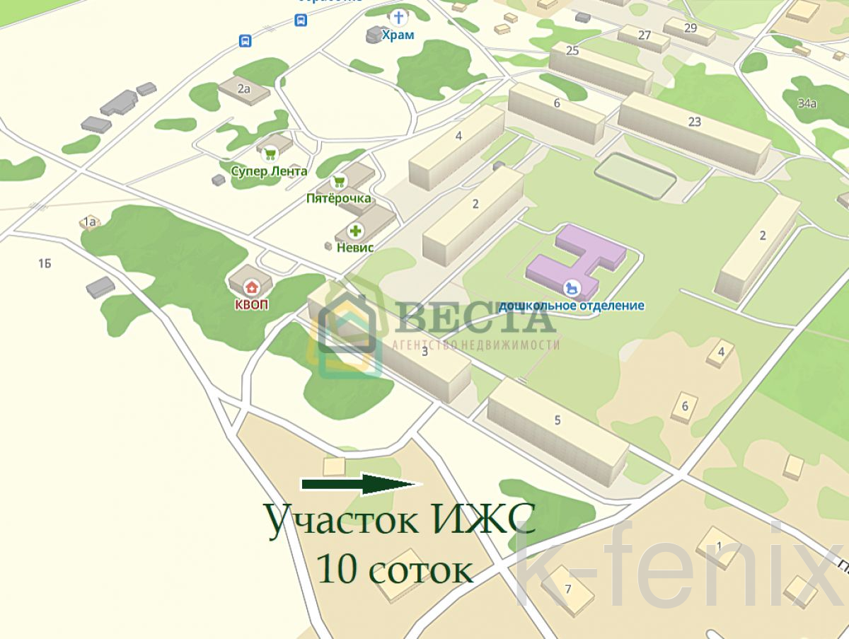 участок 10 сот